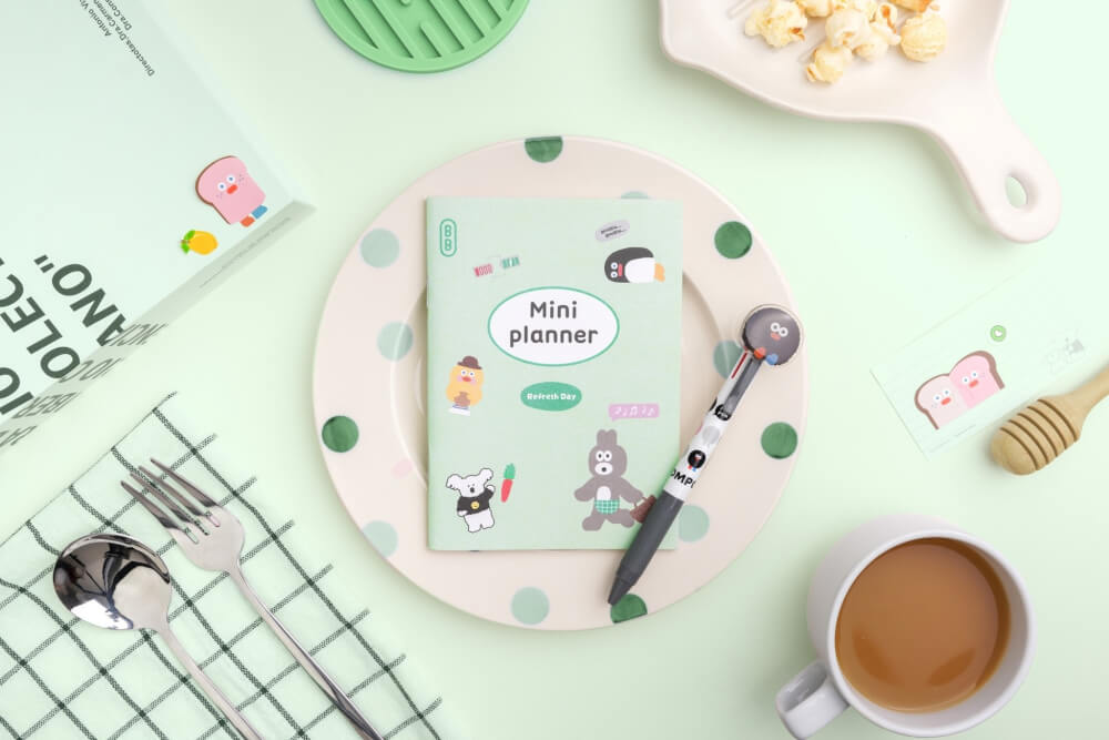 สมุดแพลนเนอร์ Ropamoda romane mini planner สีเขียว
